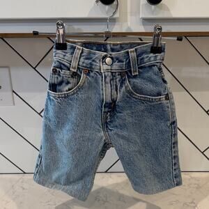 Levi’s 550 relaxed fit early Y2K vintage denim shorts jorts play size 5 slim